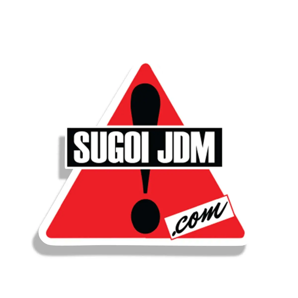 New Official Design Sugoi Jdm Caution Warning Slap Sticker 1