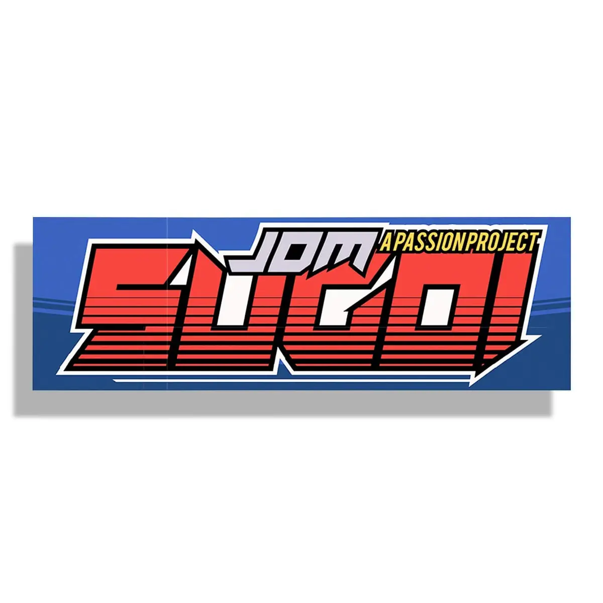 New Official Design Sugoi Jdm Retro Gundam Space Slap Sticker 1