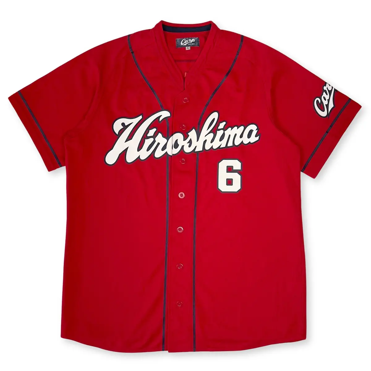 New Official Retro Npb Japan Hiroshima Carp Baseball Jersey Eishen Soyogi #16 1