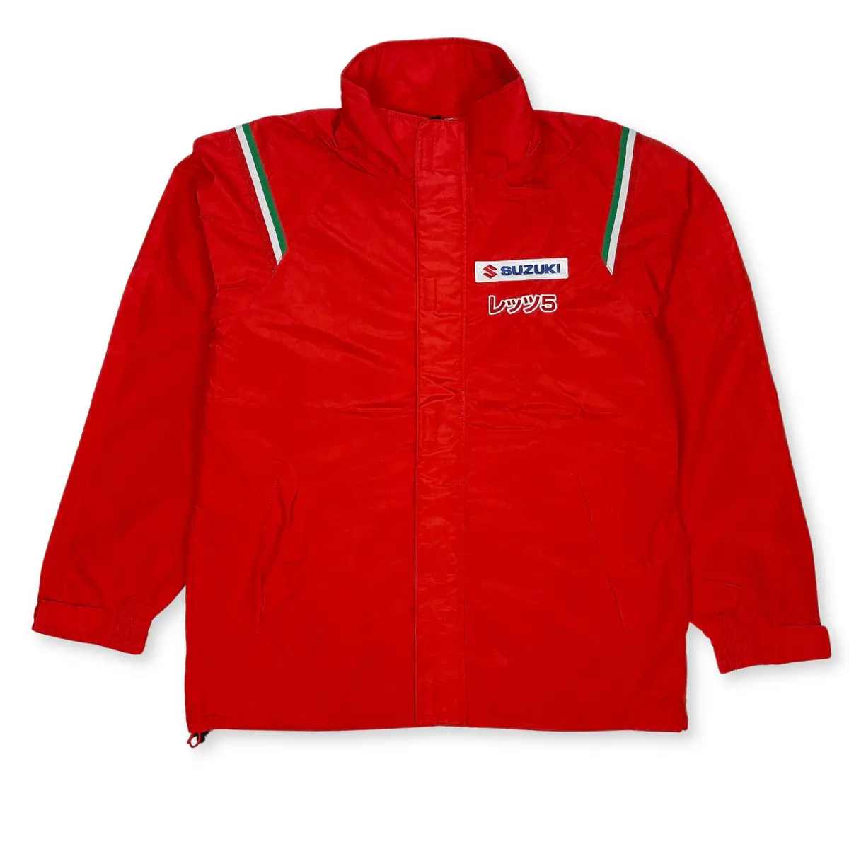 New Rare Jdm Japan Suzuki Let's 5 Injection Service Staff Jacket Red 2015 1
