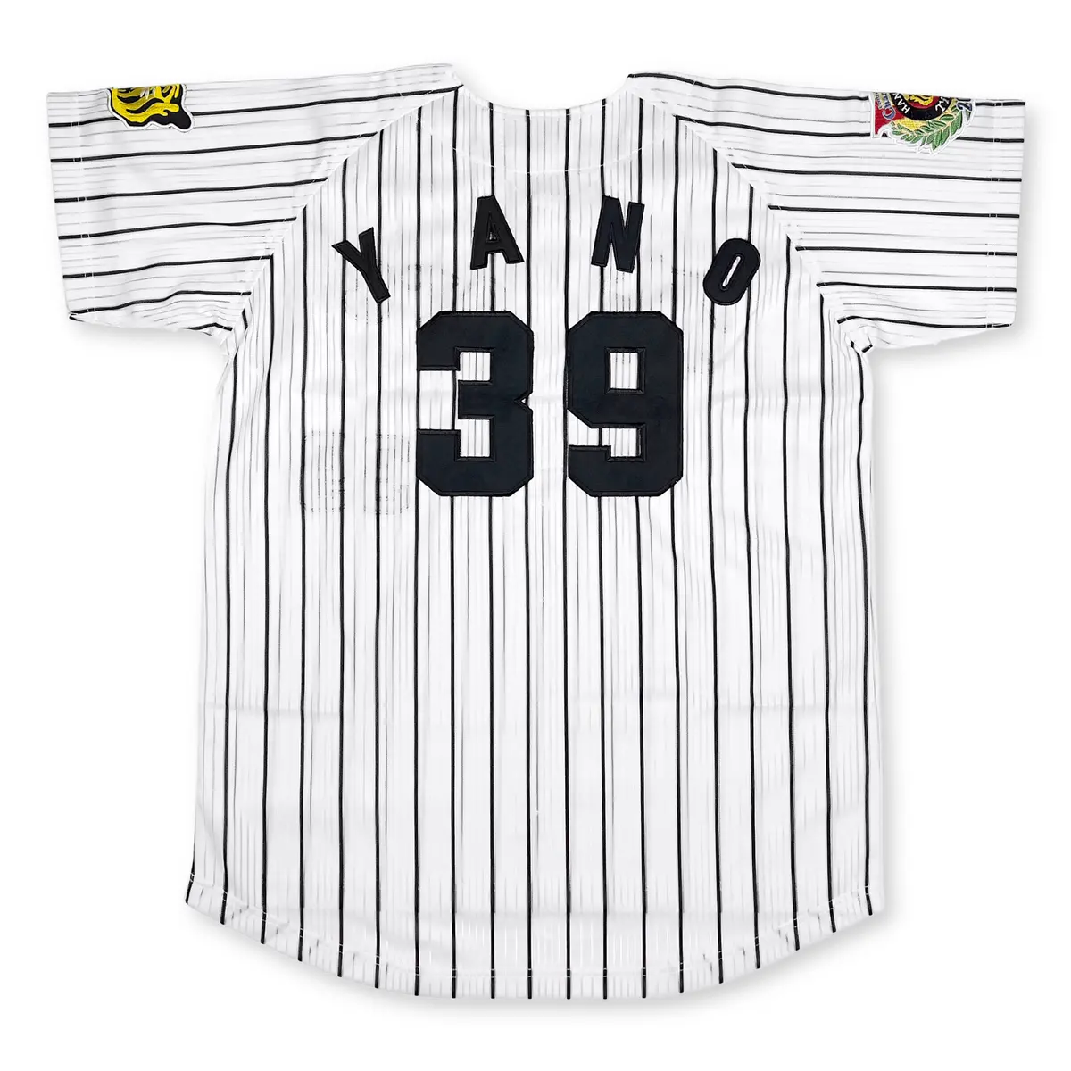 New Retro 2003 Champions Npb Hanshin Tigers Akihiro Yano Baseball Knit Jersey 2