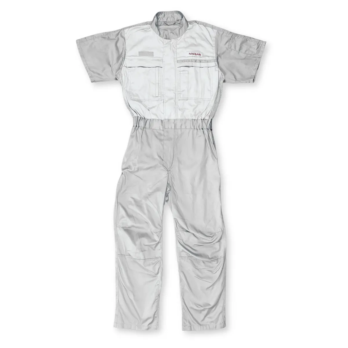 New Retro Japan Jdm Nissan Short Sleeve Tsunagi Mechanics Coverall Grey 1