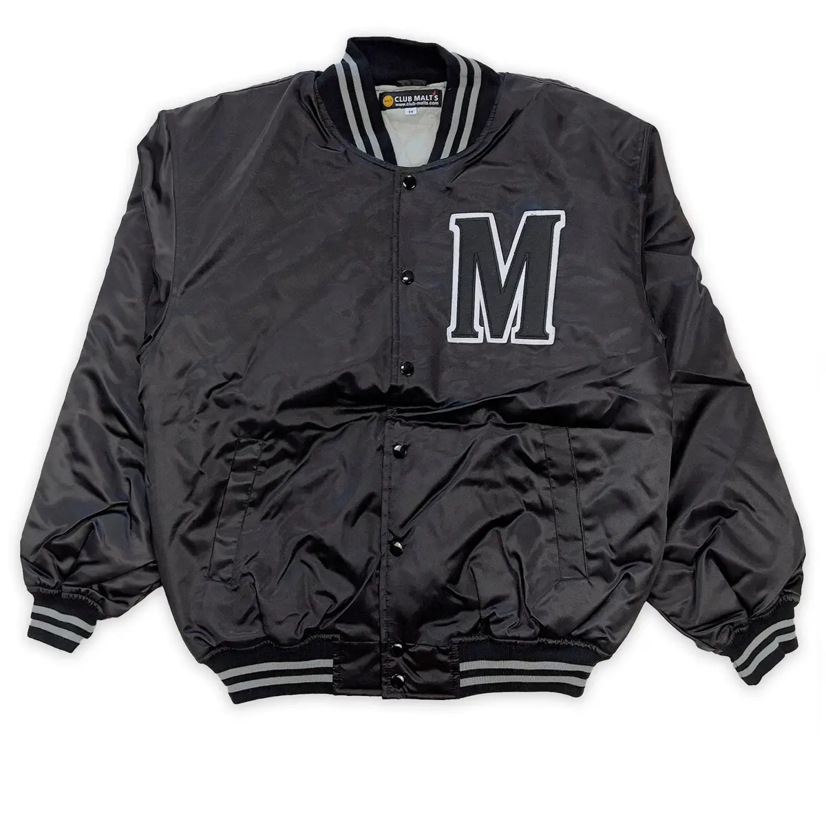 New Retro Japan Jdm Suntory Club Malts Baseball Varsity Jacket Black 1