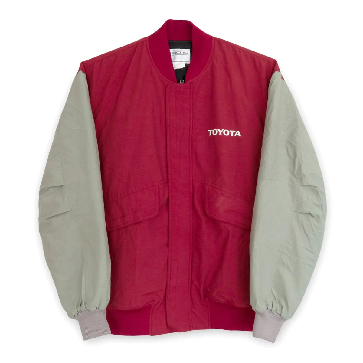 New Retro Japan Jdm Toyota Tecno Mechanics Uniform Winter Jacket Red 1