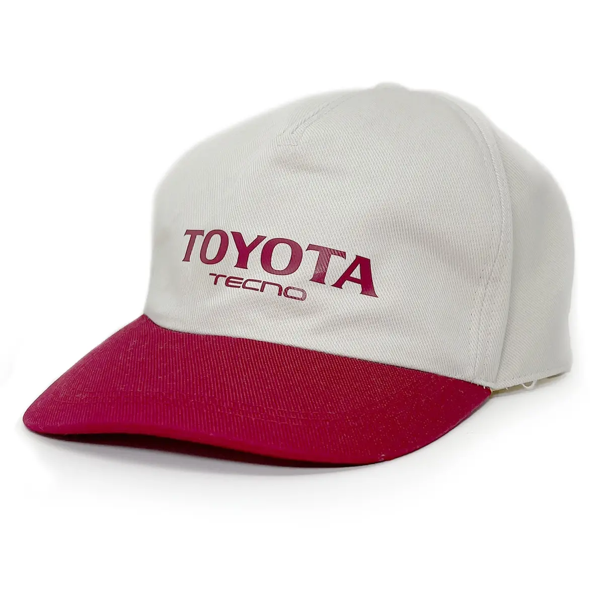 New Retro Jdm Japan Toyota Toyopet Tecno Mechanics Hat Cap Red 1