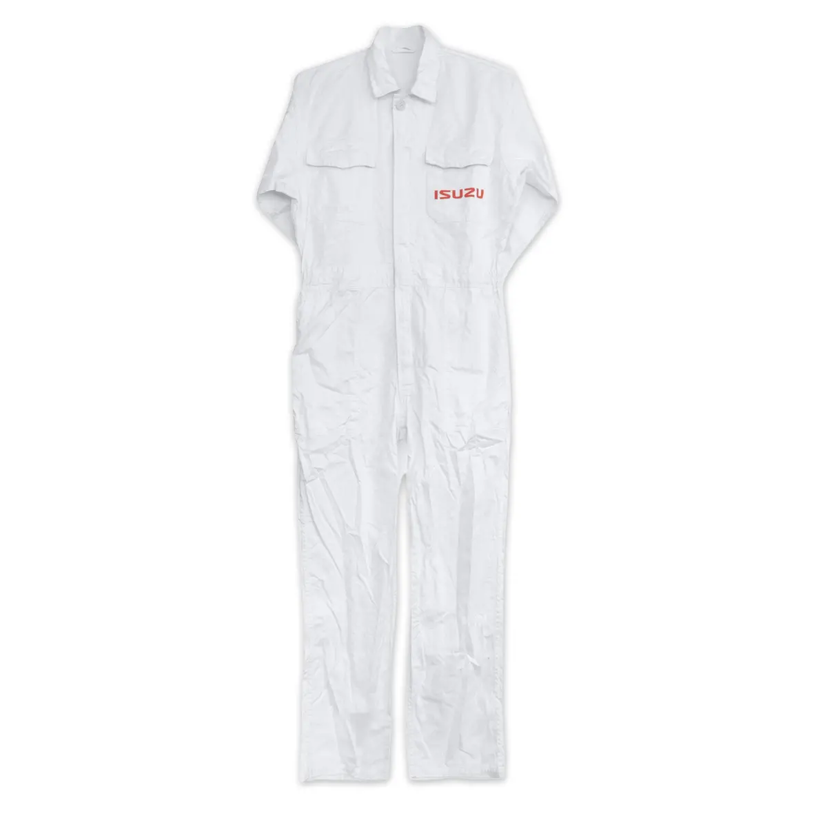 New Retro Showa Era Jdm Isuzu Mechanic Tsunagi Coveralls White 1