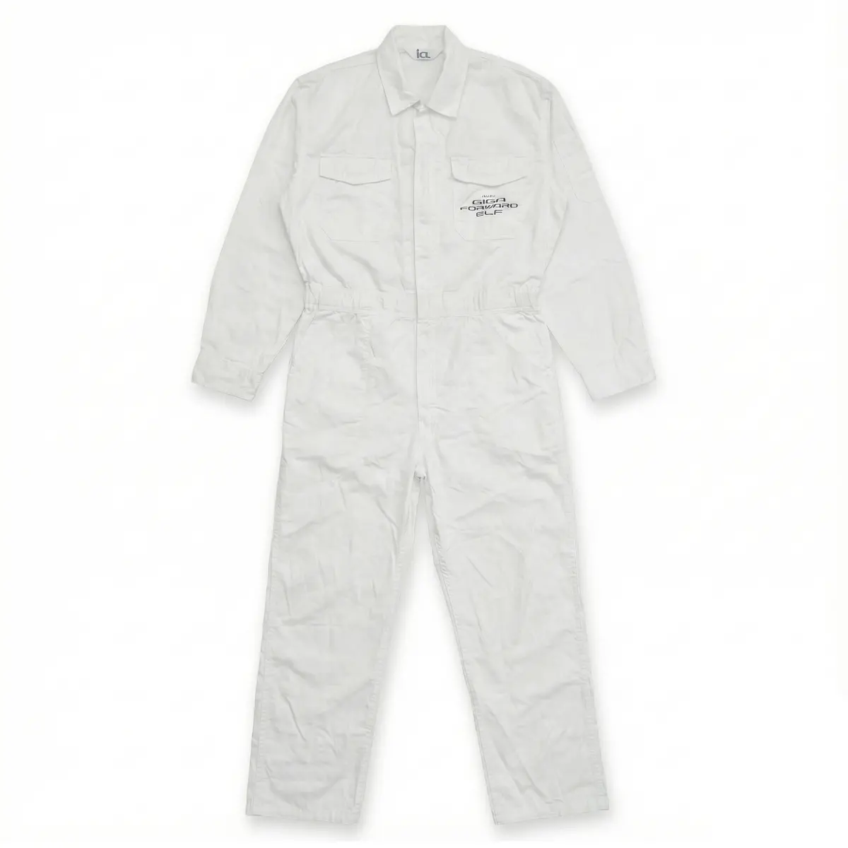 New Retro Showa Jdm Isuzu Giga Forward Elf Truck Tsunagi Coveralls White 1