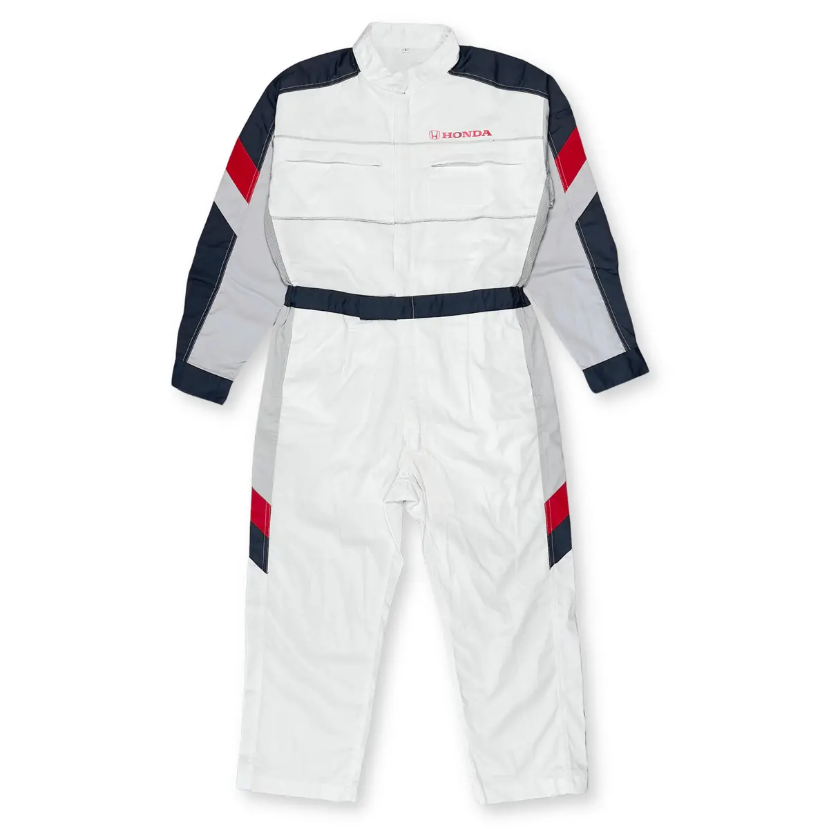 New Retro Showa Jdm Japan Honda Summer Jumpsuit Coveralls Tsunagi White 1
