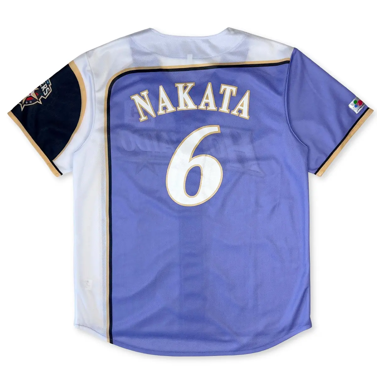 New Retro We Love Hokkaido Nippon Ham Fighters Sho Nakata Jersey Purple #6 1