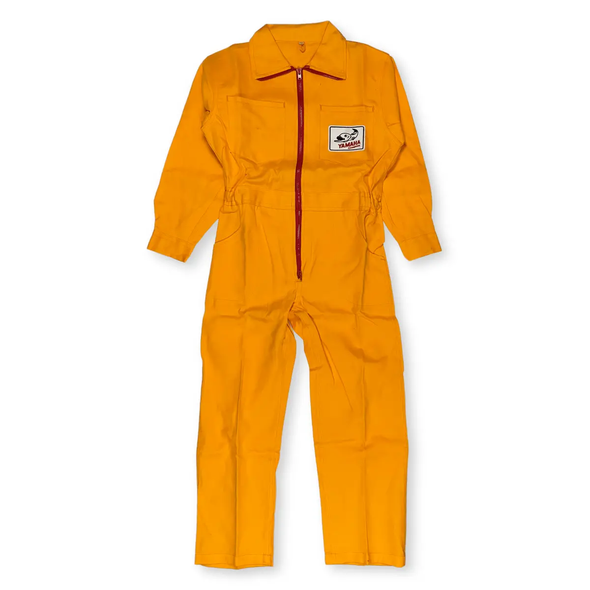 New Showa 1970S Jdm Japan Yamaha Champion Tsunagi Coveralls Orange 1