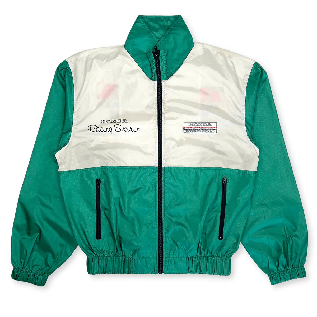New Vintage 1990 Jdm Japan Honda International Racing Team Jacket Green 1