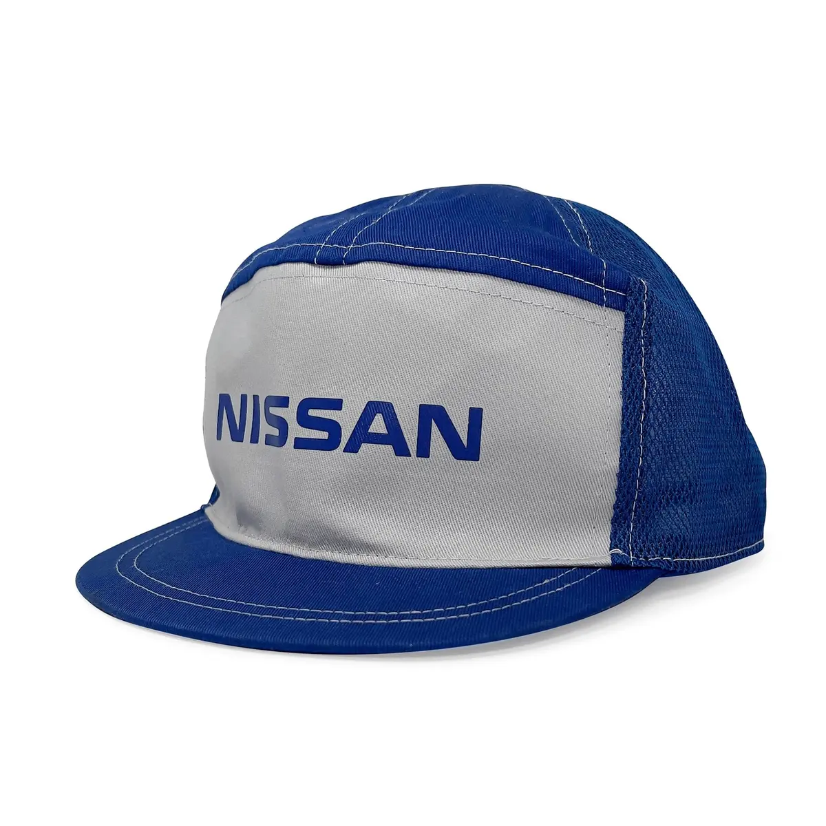 New Vintage Japanese Jdm Nissan Stage Mechanic Uniform Mesh Hat Cap Blue 1