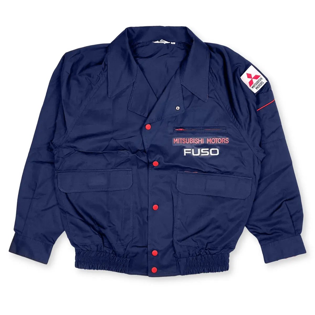 New Vintage Jdm Japan Mitsubishi Motors Fuso Mechanic Staff Jacket Blue 1