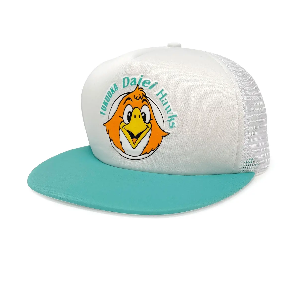 New Vintage Npb Japanese Baseball Fukuoka Daiei Hawks Trucker Hat 1