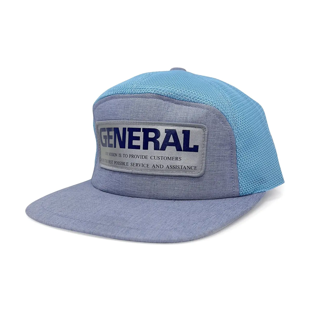 New Vintage Showa Era Japan General Nisseki Gas Station Mechanic Cap Hat Grey 1