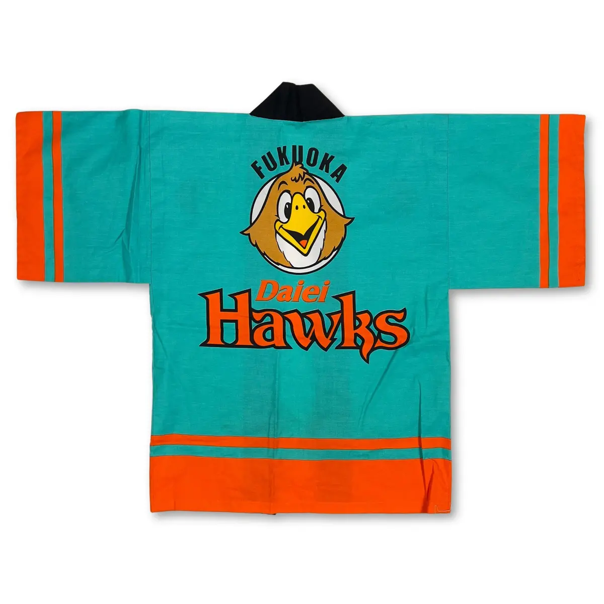 New Vintage Showa Japanese Baseball Daiei Hawks Matsuri Happi Coat Yukata 1