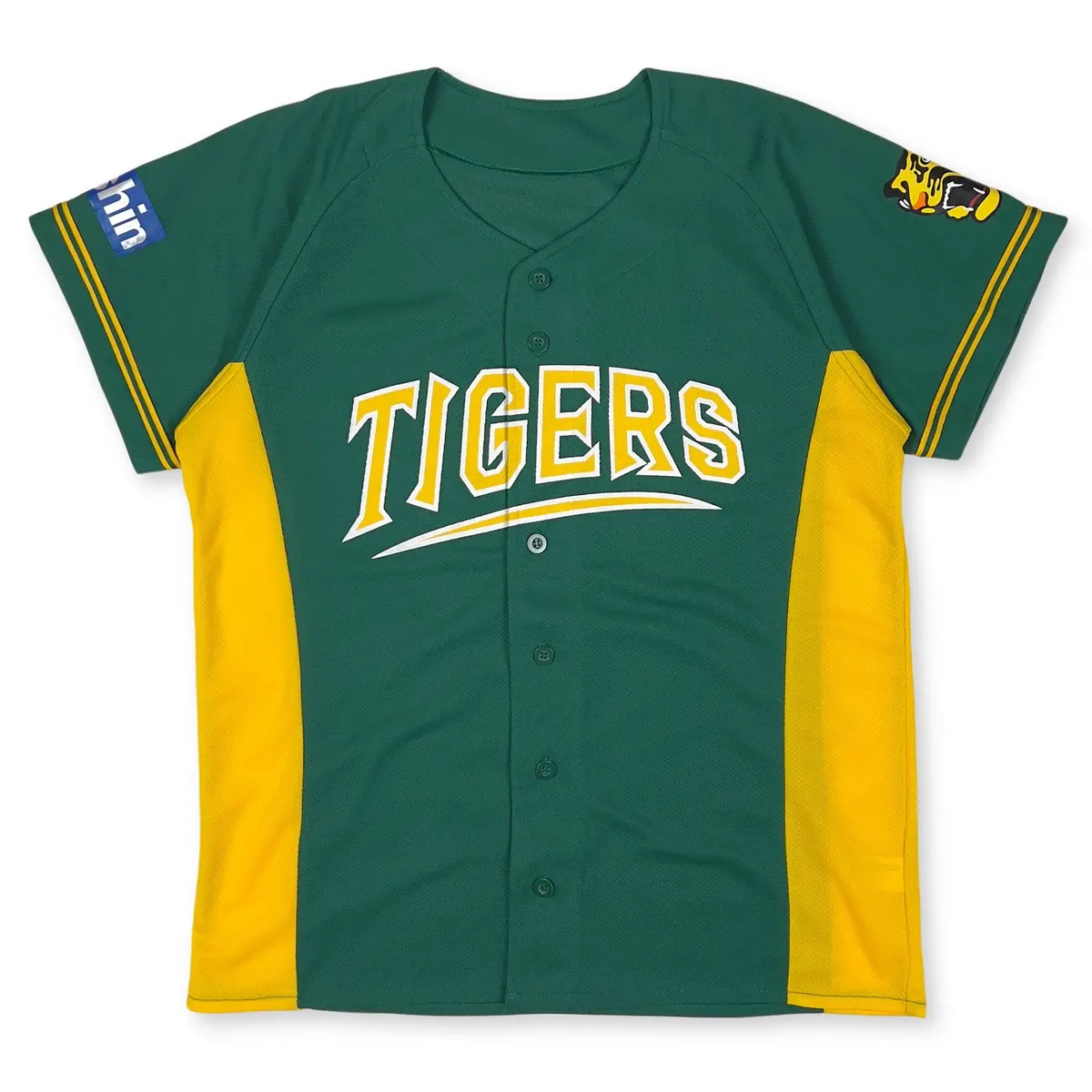 Mizuno Retro Japan Hanshin Tigers Ultra Baseball Summer Jersey 2014 Green 1