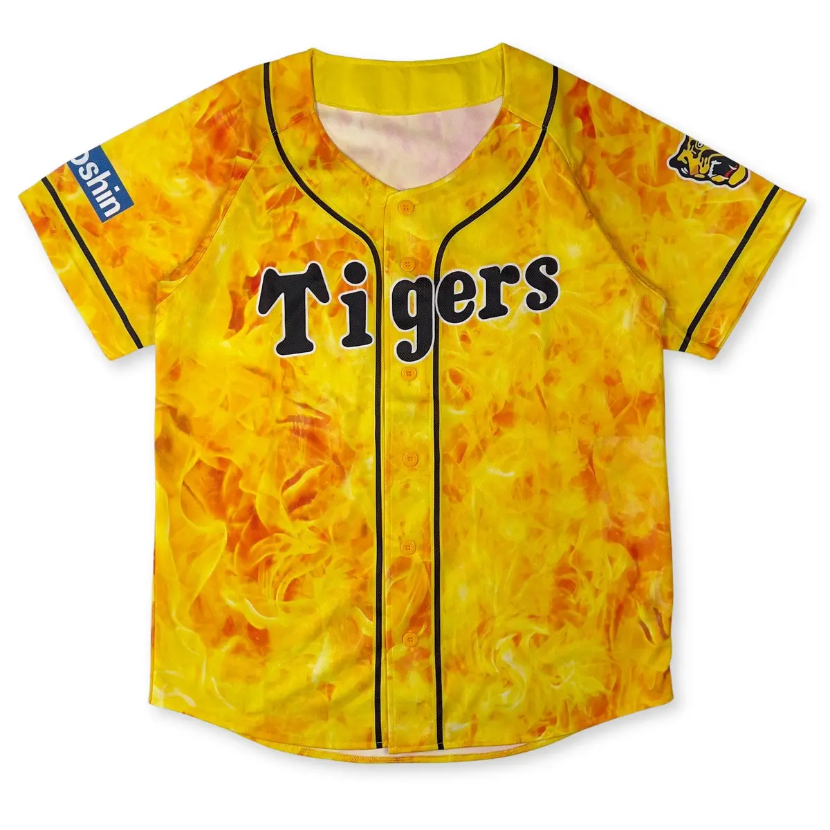 Mizuno Npb Japan Hanshin Tigers Baseball Flame Ultra Summer Jersey 2020 1