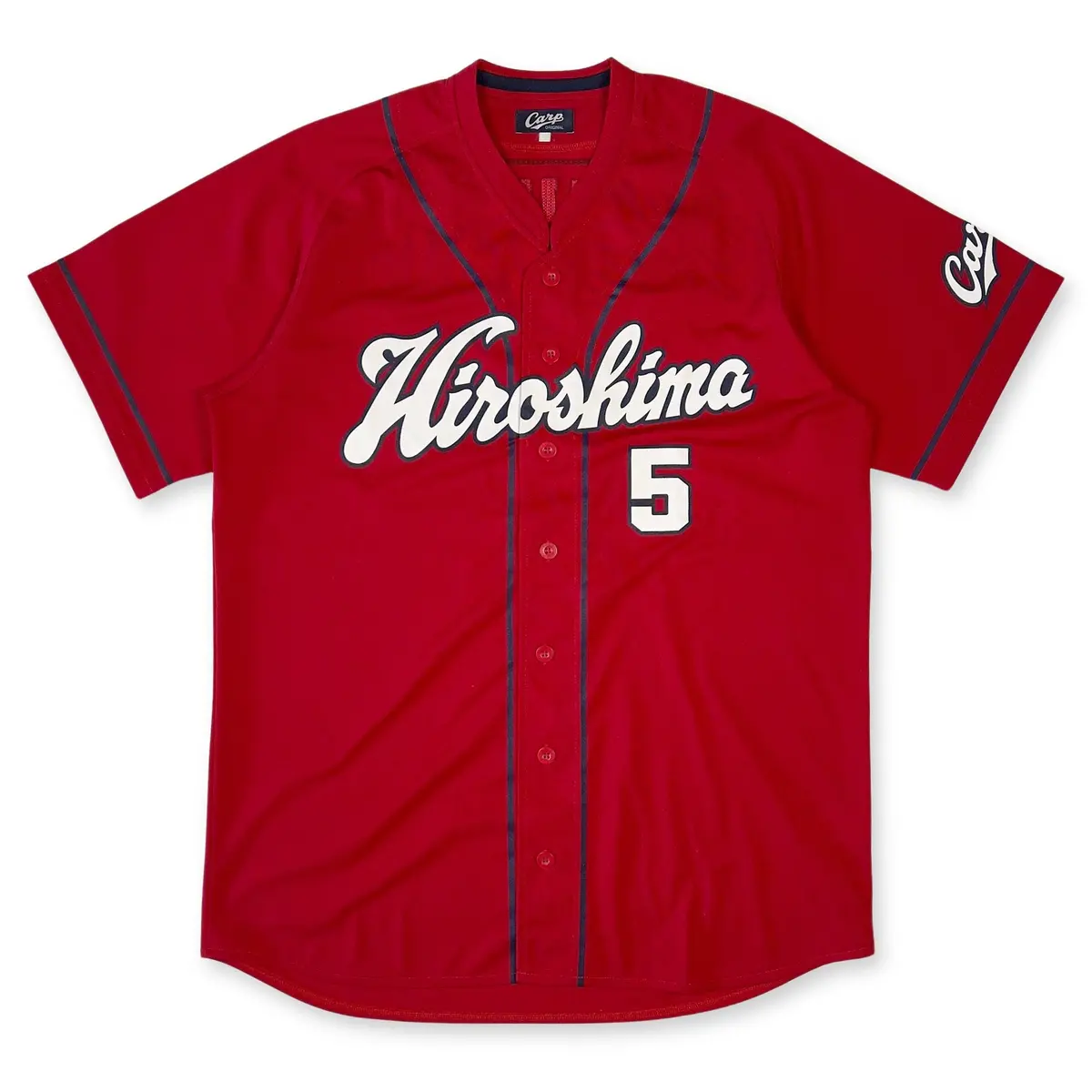 Official Retro Npb Japan Hiroshima Carp Baseball Jersey Kenta Kurihara #5 1