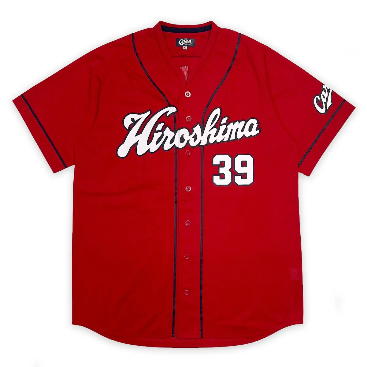 Official Retro Npb Japan Hiroshima Carp Baseball Jersey Tetsuya Iida #39 1