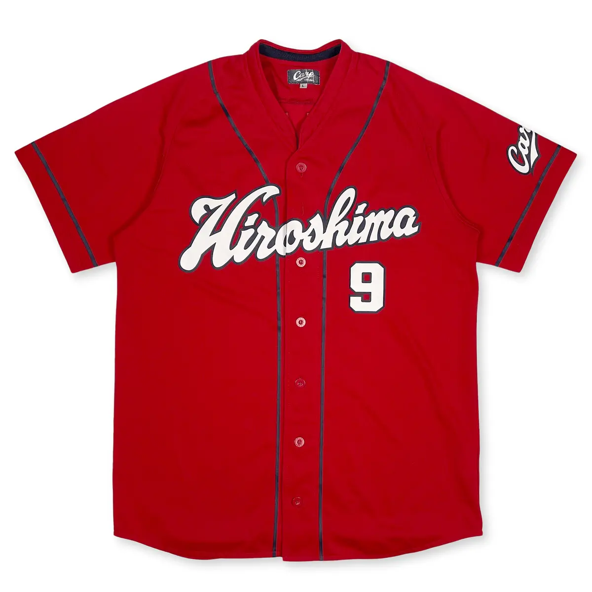 New Official Retro Npb Japan Hiroshima Carp Baseball Jersey Yoshihiro Maru #9 1