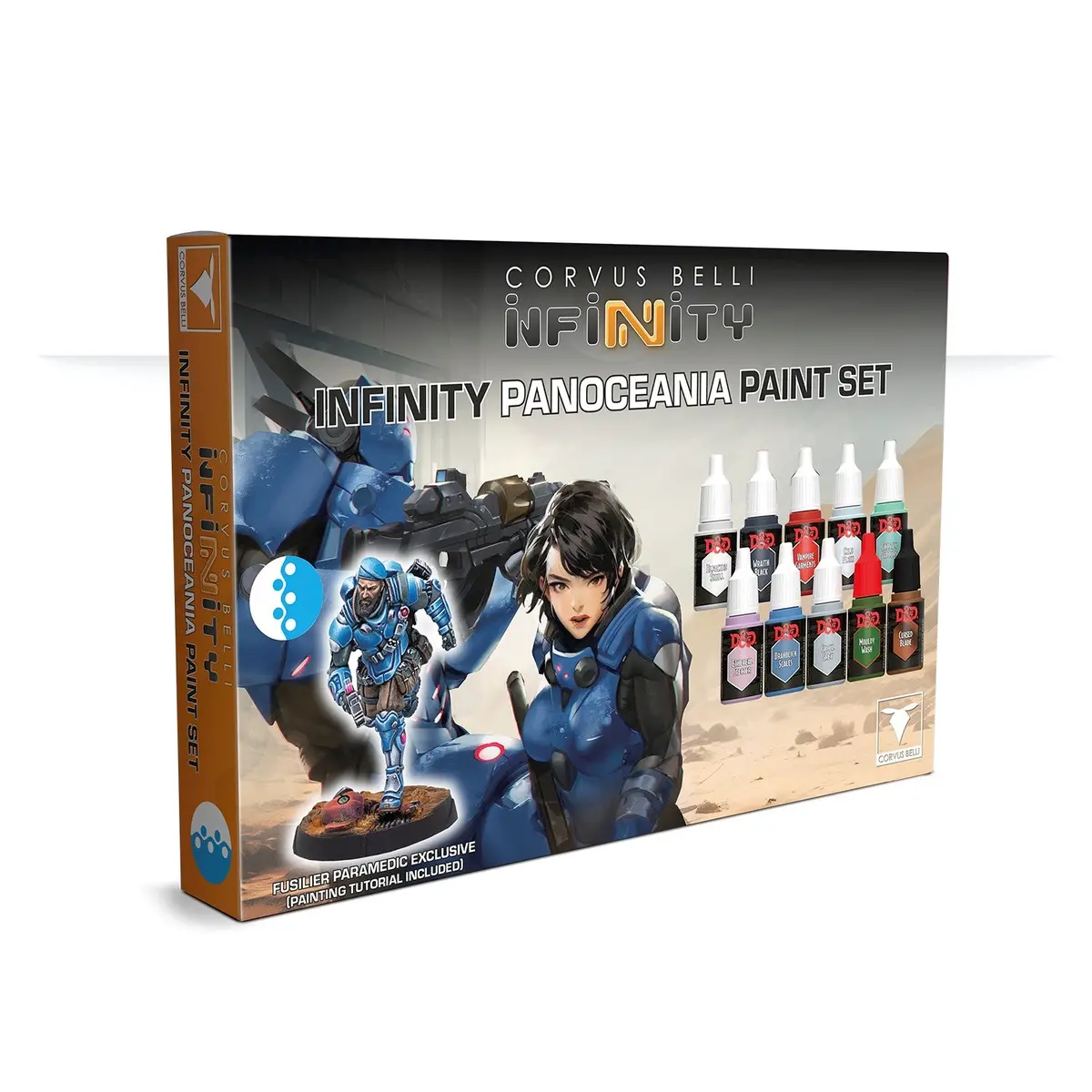 Infinity Panoceania Paint Set Fusilier Paramedic Exclusive 1