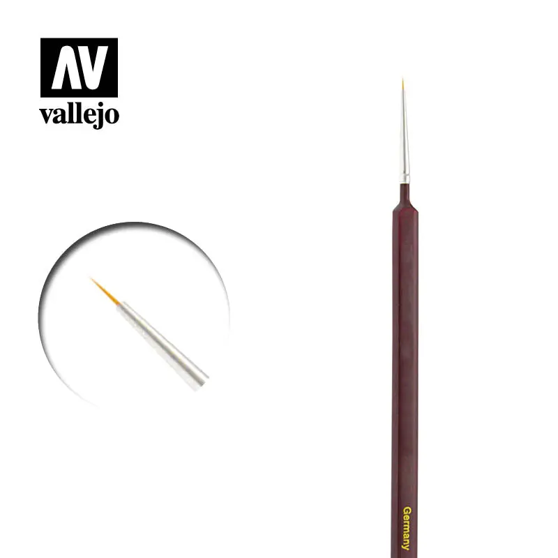 Vallejo Brushes - Precision - Round Synthetic Brush Triangular Handle No.3 1