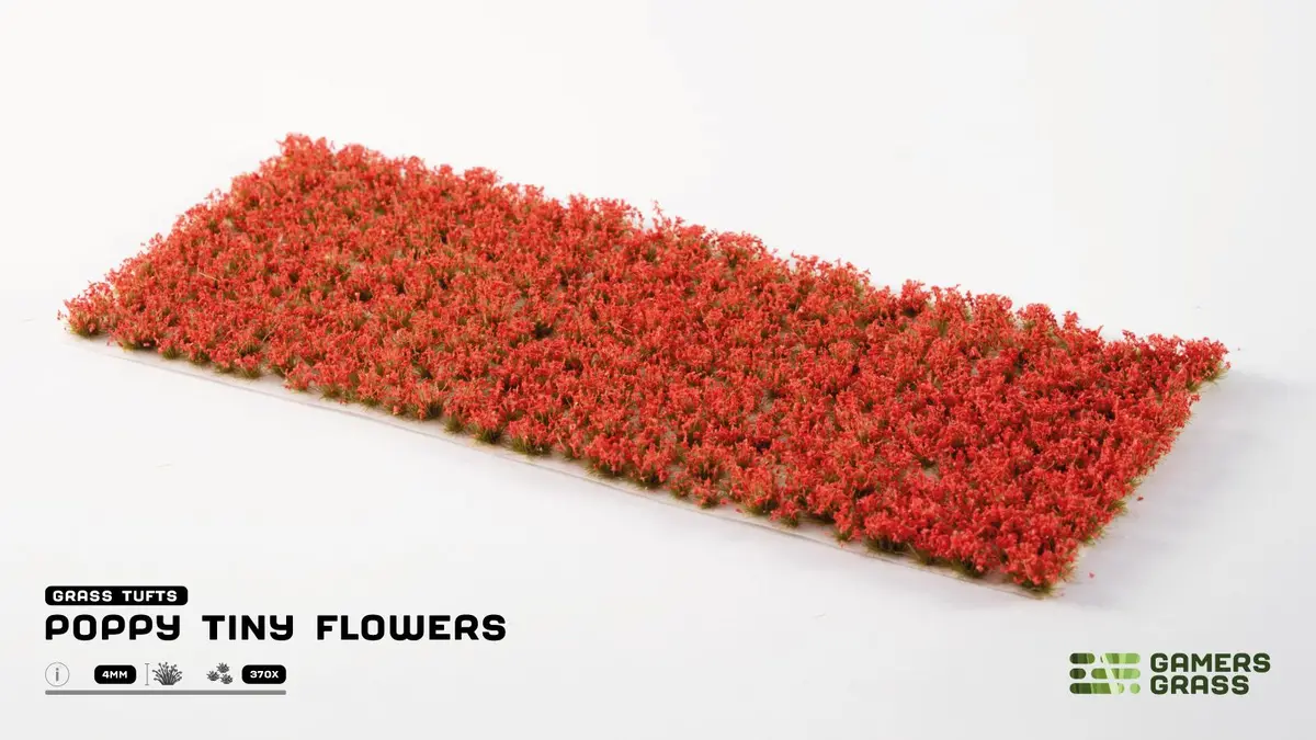 Poppy Tiny Flowers - Gamers Grass 1