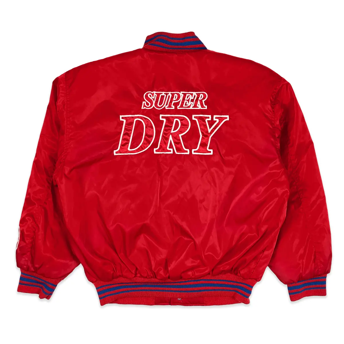 Rare 1990S Promotional Retro Showa Japan Asahi Super Dry Jacket Red 1