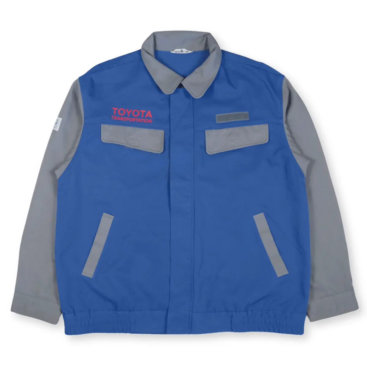 Rare Genuine Retro Japan Jdm Heavy Duty Toyota Transportation Staff Jacket Blue 1