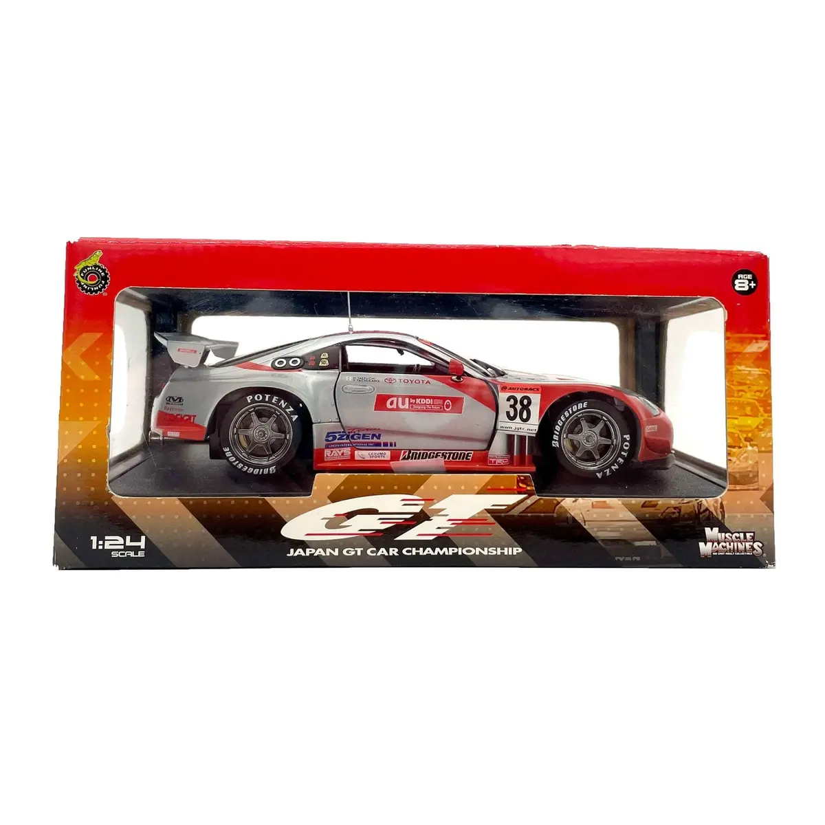 Rare Muscle Machines 2003 Japan Super Gt Race Car Au Cerumo Supra Diecast 1:24 1