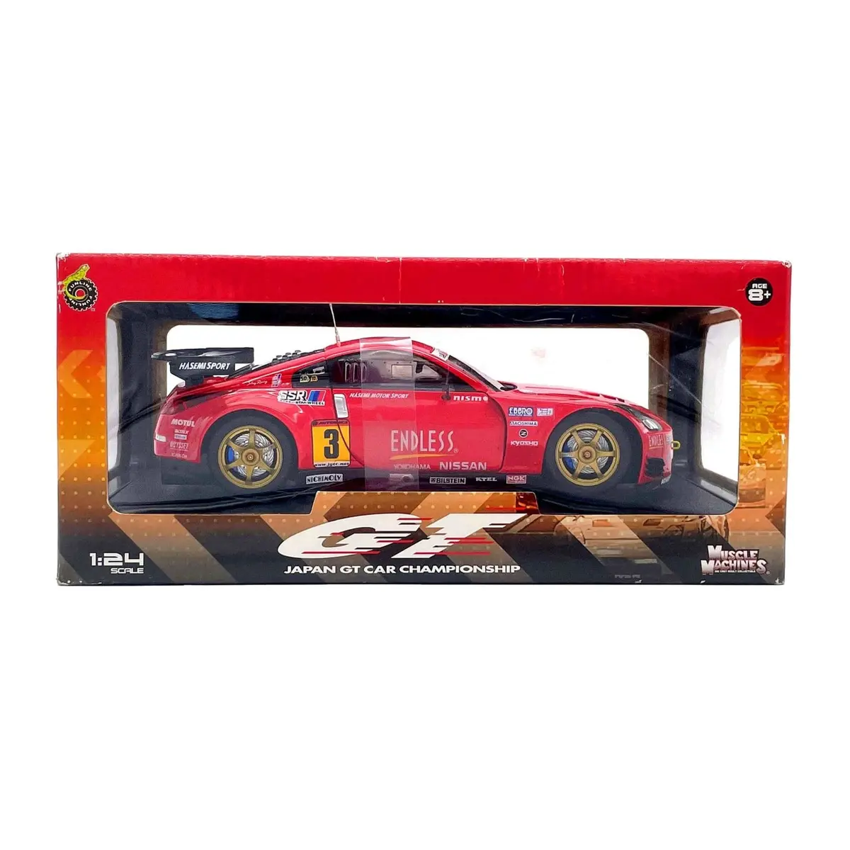 Rare Muscle Machines Japan Gt Car Hasemisport Endless Z Diecast 1:24 1