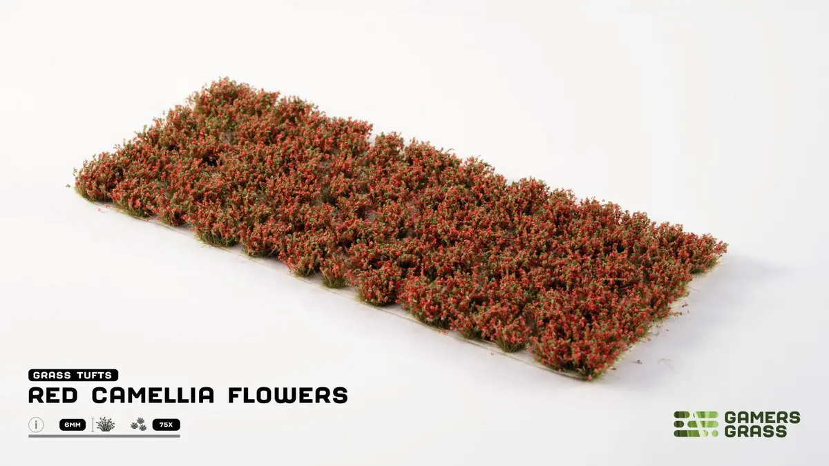 Red Camellia Flowers - Gamers Grass 1