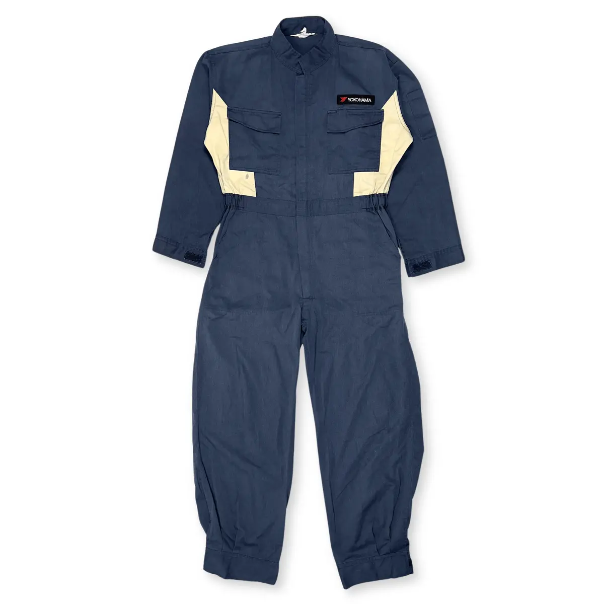 Retro 1990S Showa Era Jdm Japan Yokohama Coveralls Tsunagi Blue 1