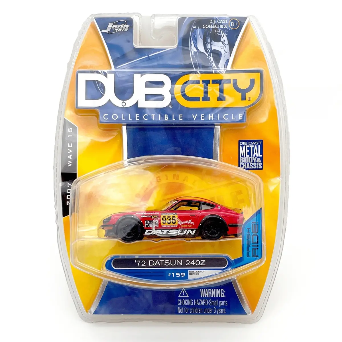 Retro 2007 Dub City Collectible Vehicle '72 Datsun 240Z 1