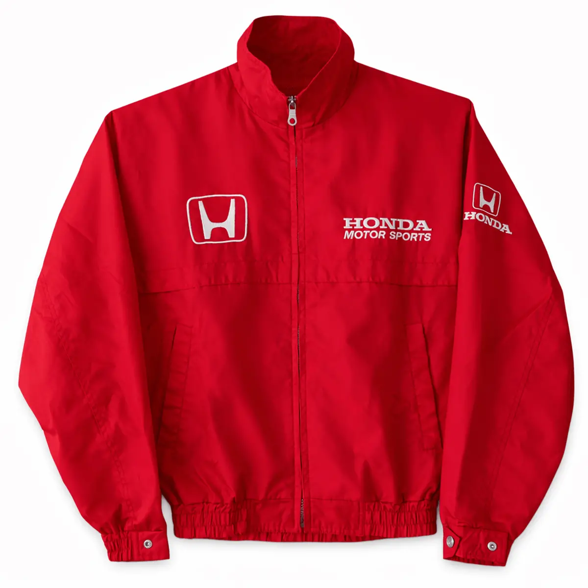 Retro Genuine Jdm Japan Honda Motor Sports Racing Team Jacket Red 1