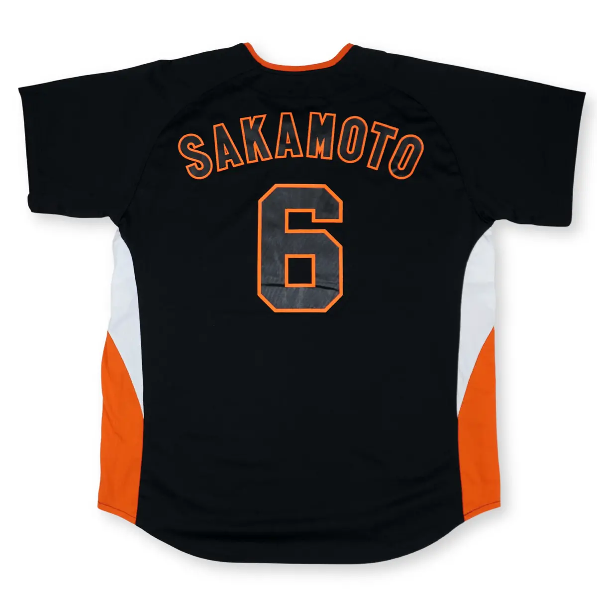 Retro Ikkyu Japan Npb Tokyo Yomiuri Giants Hayato Sakamoto Baseball Jersey Black 1