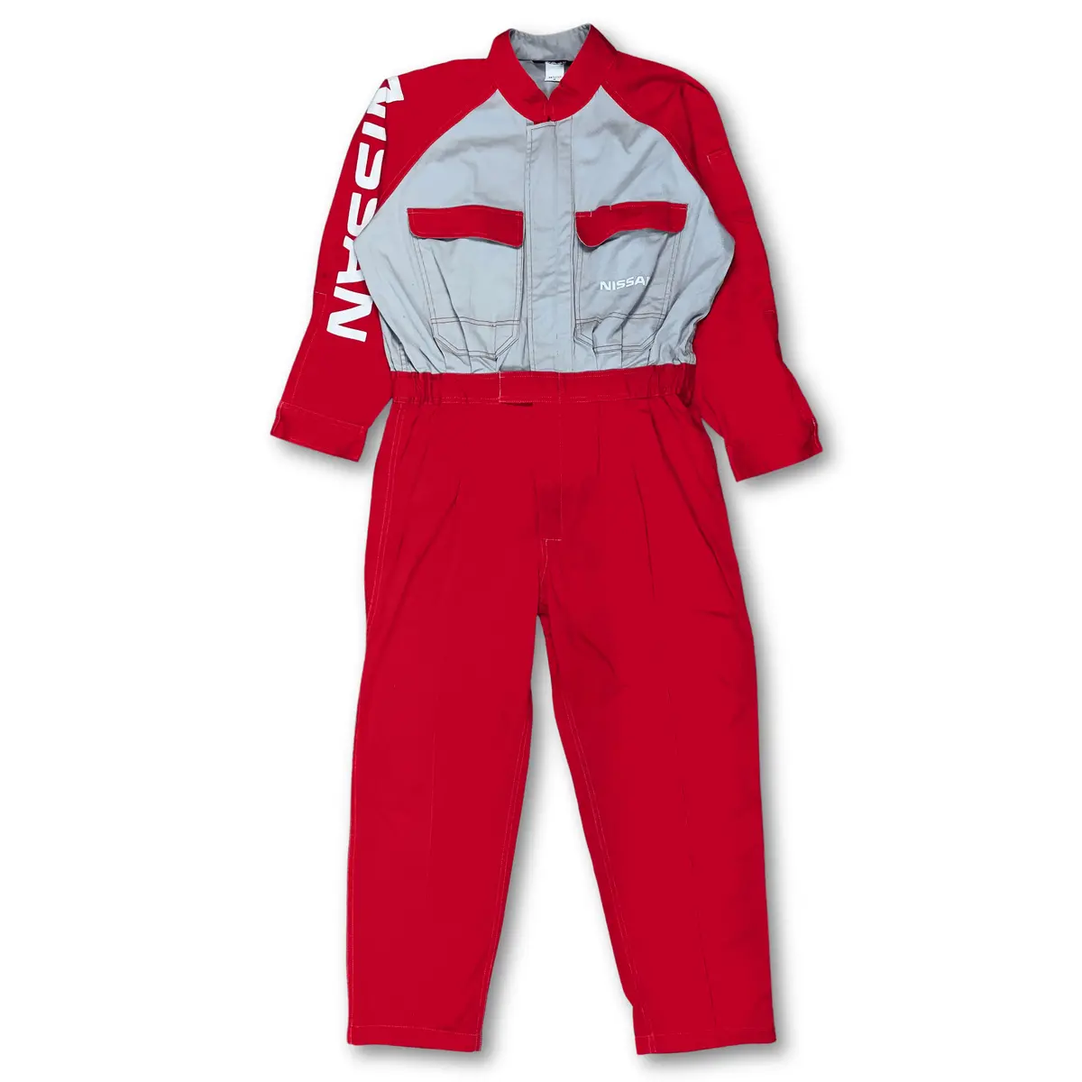 Retro Japan Jdm Nissan Tsunagi Showa Red Stage Mechanics Coverall Uniform 1
