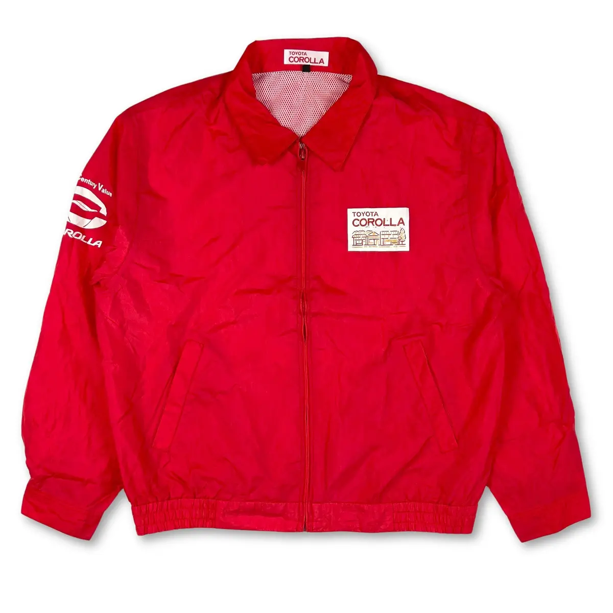 Retro Japan Jdm Toyota Corolla Uniform Windbreaker Jacket Red 1