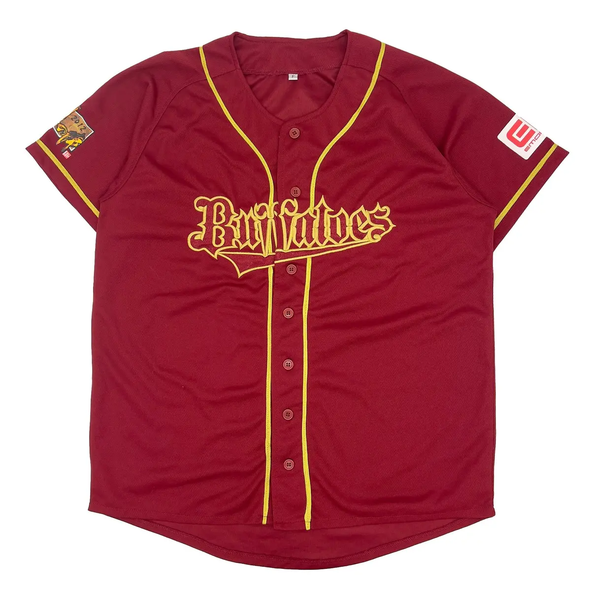Retro Japan Npb Orix Buffaloes Promotional Knit Baseball Jersey 2012 1