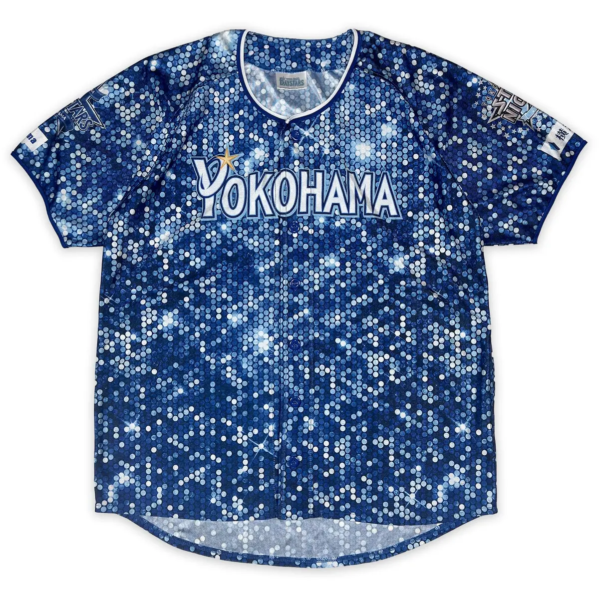 Retro Japan Npb Yokohama Dena Baystars Baseball Star Night Jersey 2018 1