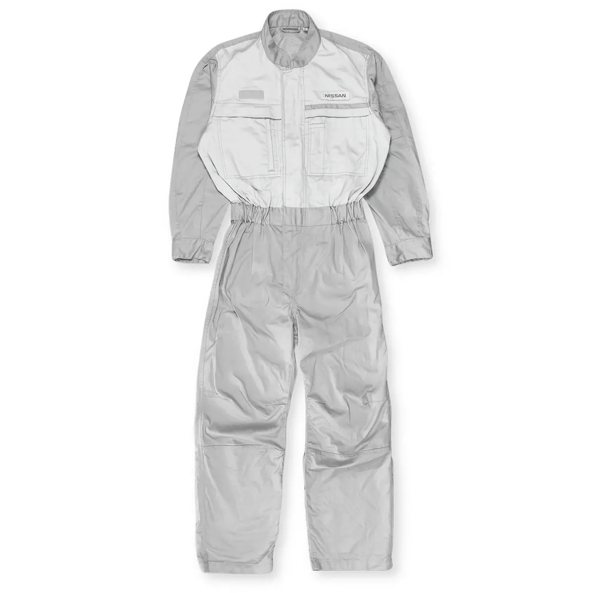 Retro Japan Showa Jdm Nissan Tsunagi Mechanics Coverall Uniform Grey 1
