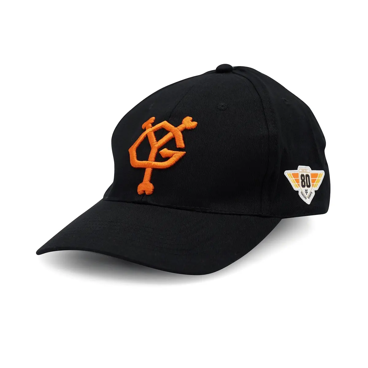 Retro Japan Tokyo Yomiuri Giants 80Th Anniversary Promotional Hat Cap Black 1