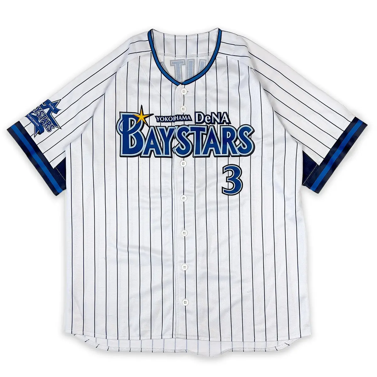 Retro Japan Yokohama Dena Baystars Takayuki Kajitani Baseball Jersey #3 1