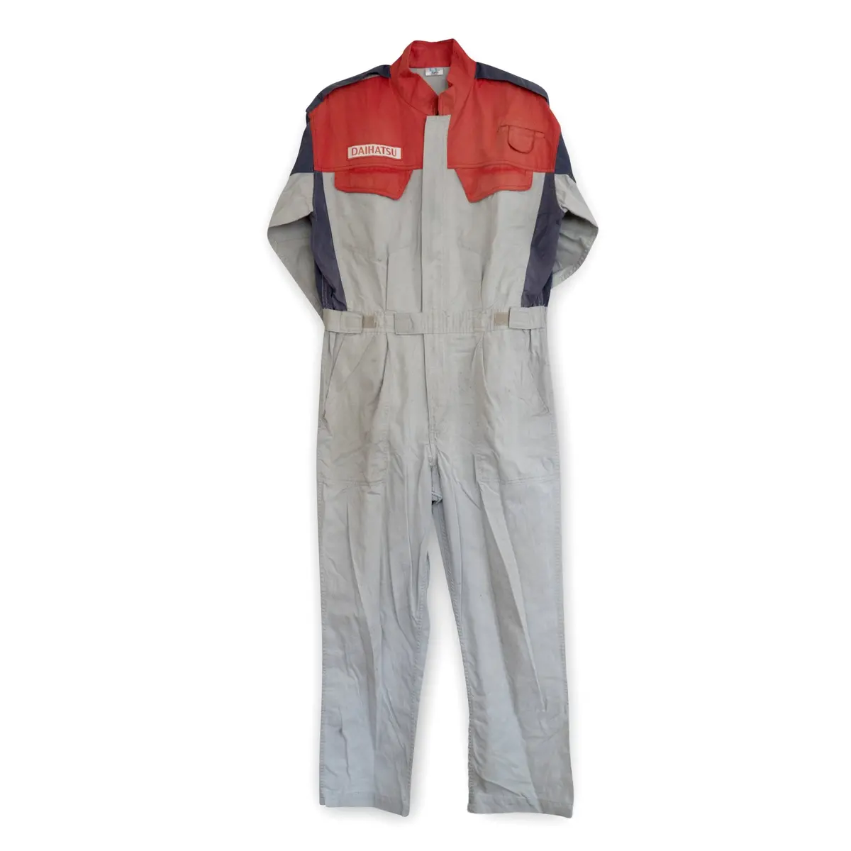Retro Jdm Daihatsu Mini Kei Car Truck Work Tsunagi Coveralls Uniform Grey 1