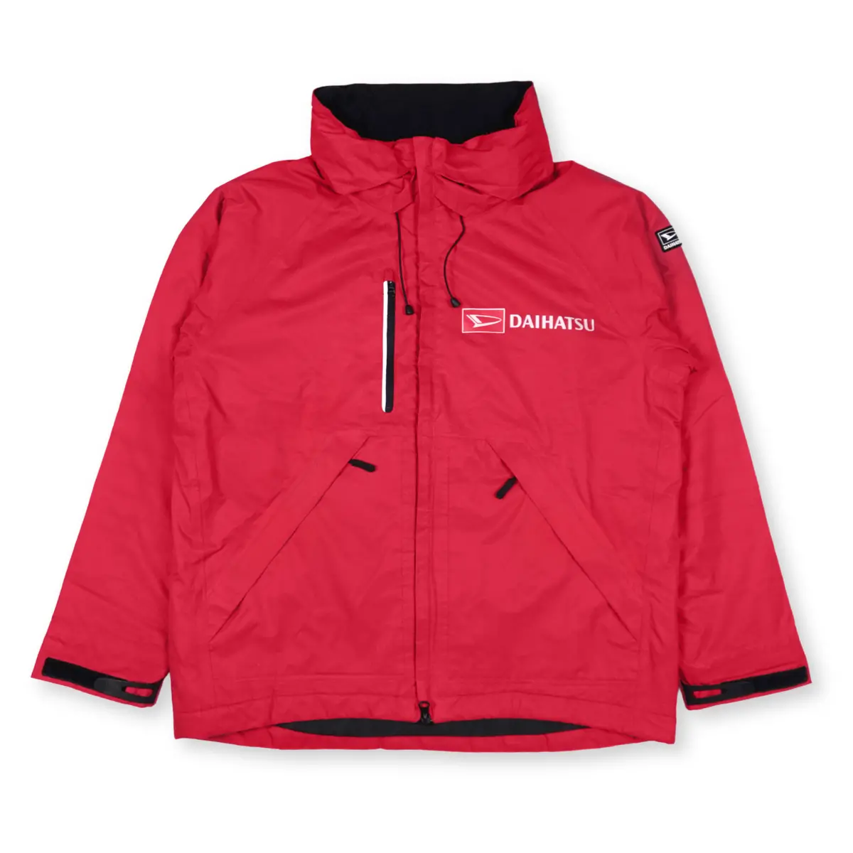 Retro Jdm Japan Daihatsu Hijet Cargo Kei Truck Staff Insulated Hoodie Jacket Red 1
