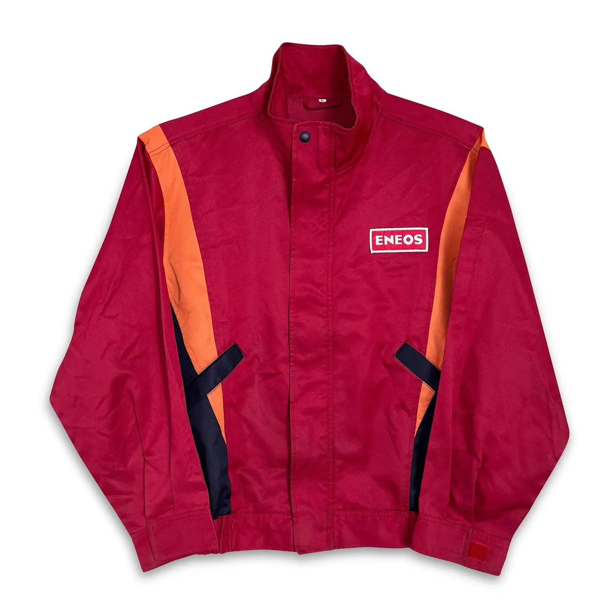 Retro Showa Era Jdm Japan Eneos Oil Gas Station Workwear Jacket Jumper 1