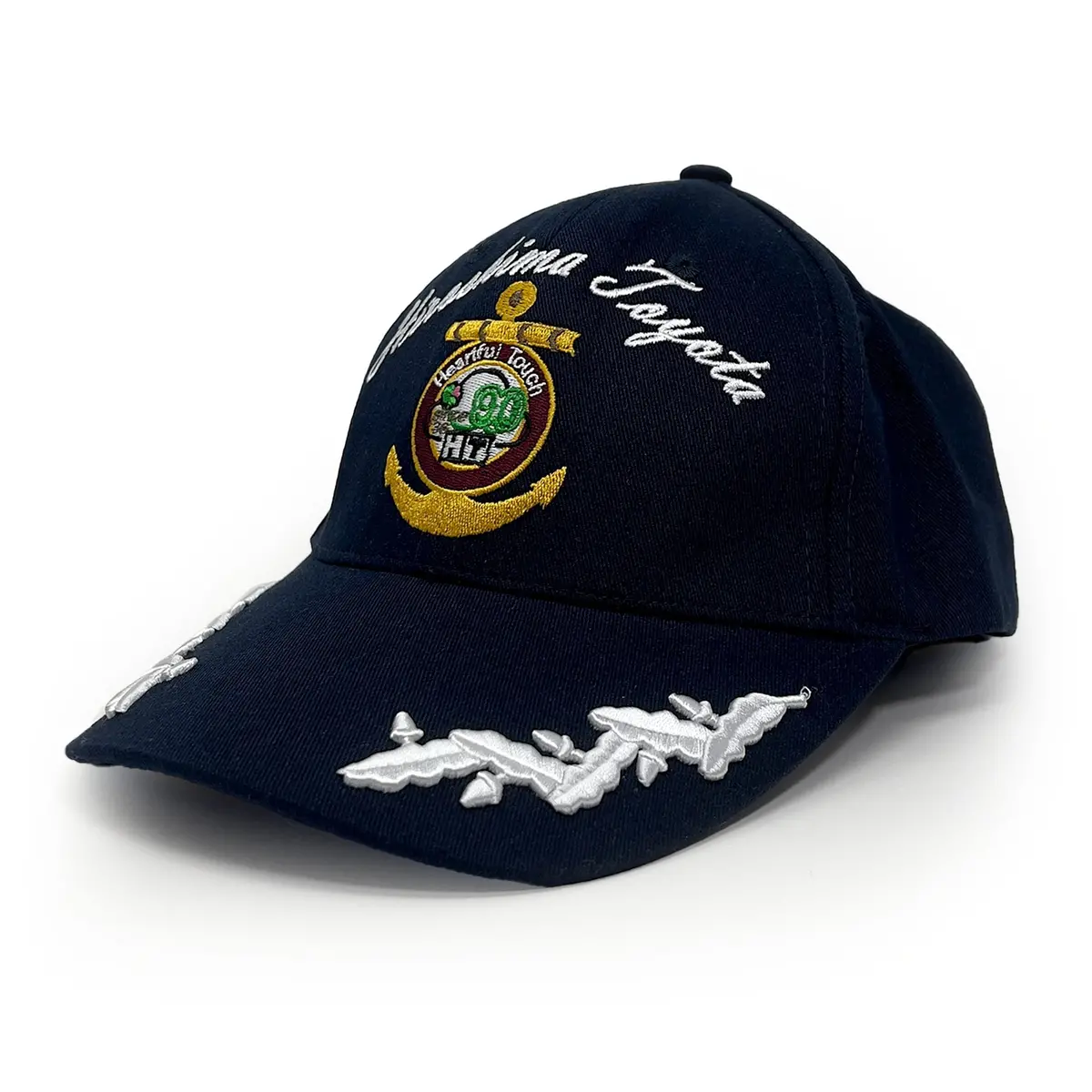 Retro Jdm Japan Hiroshima Toyota Mechanics Marine Hat Cap Blue 1