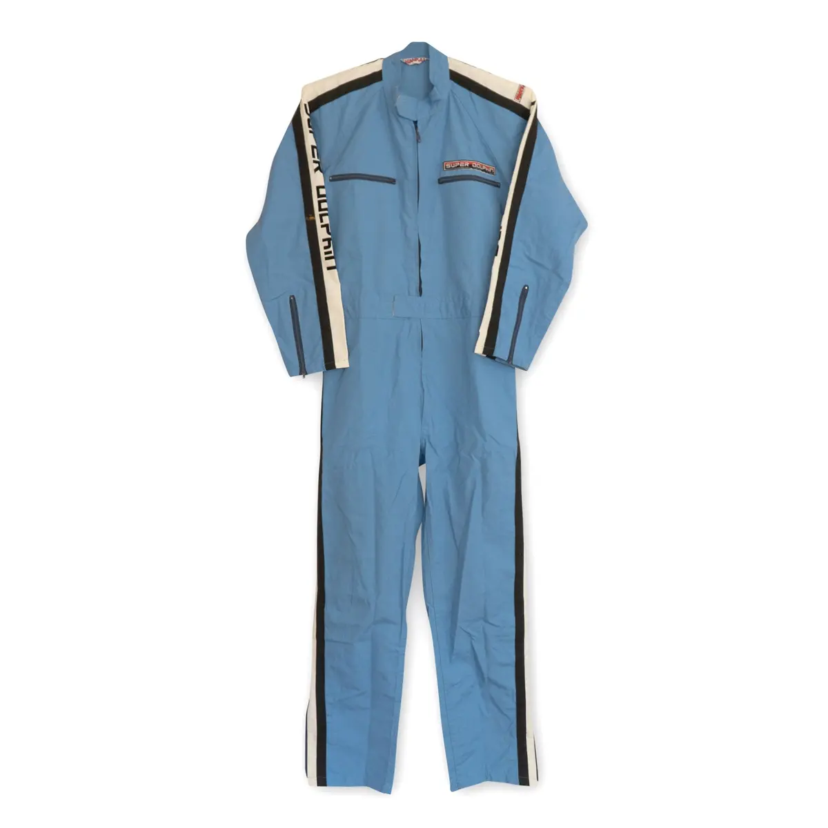 Retro Jdm Japan Nankai Performance Super Dolphin Coveralls Tsunagi Blue 1