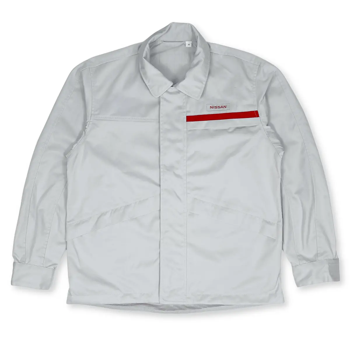 Authentic Retro Jdm Japan Nissan Technician Mechanic Staff Jacket Gray 1
